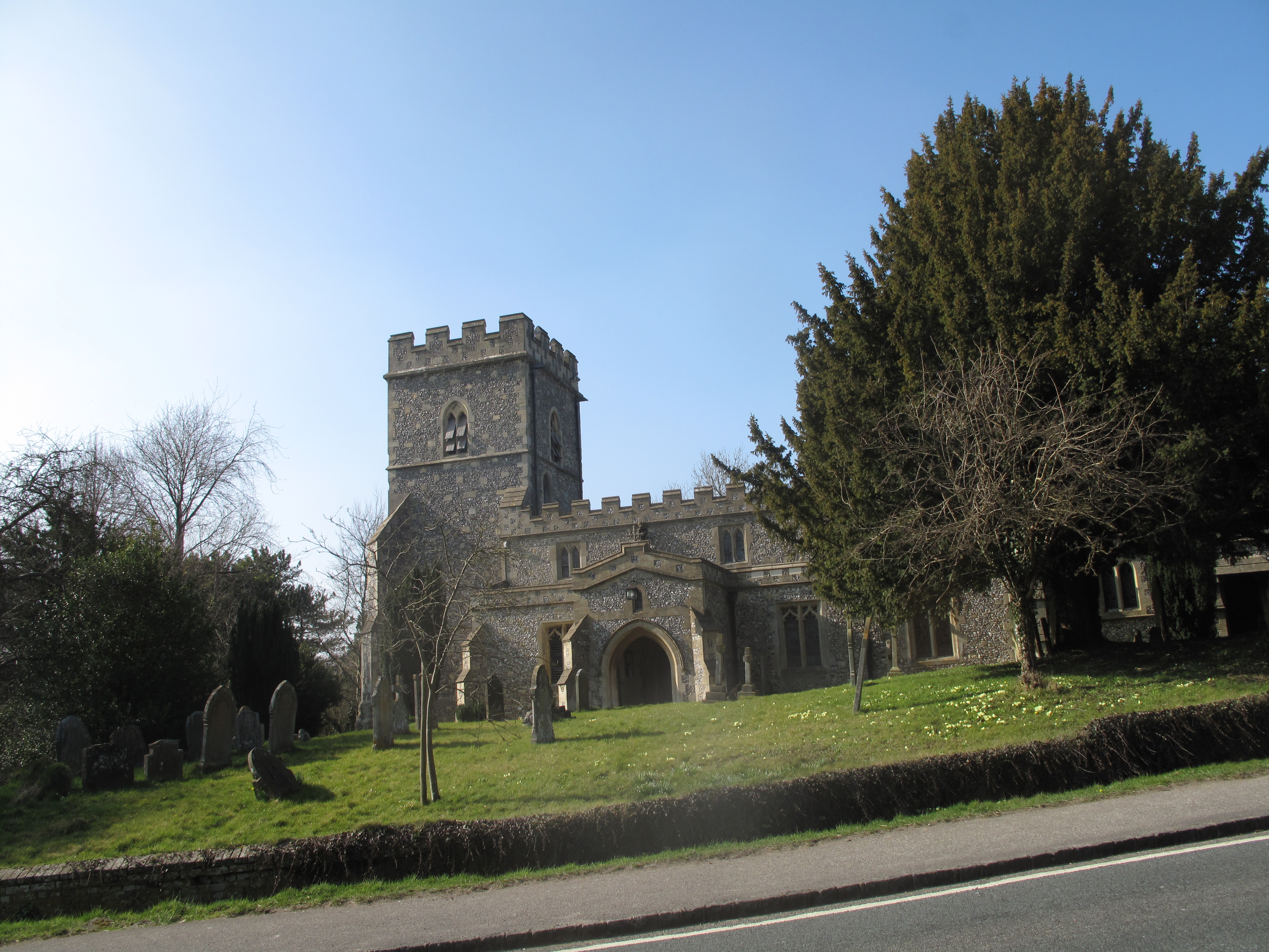 Viewof the church